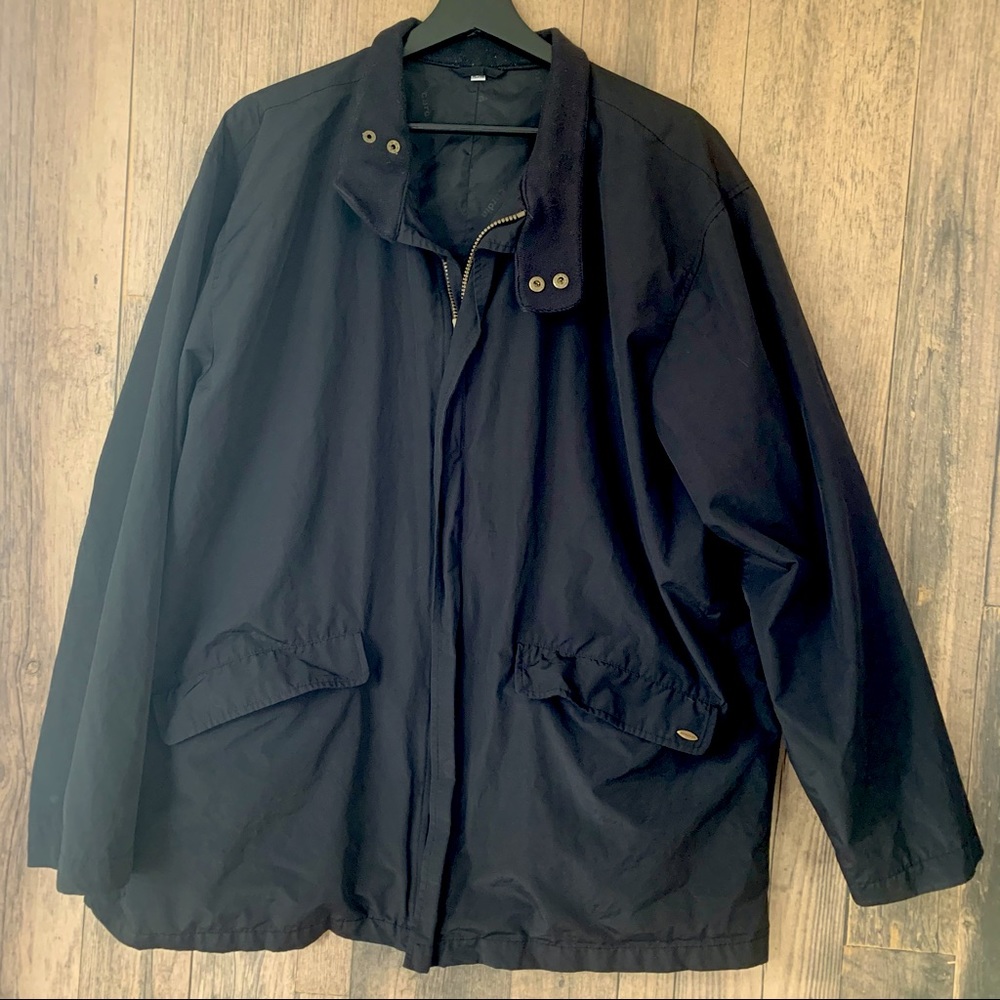 Men’s XL black windbreaker jacket Pierre Cardin